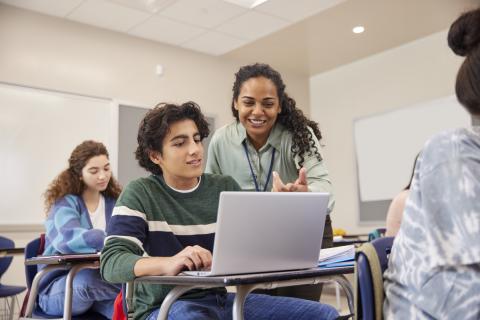 students in a classroom